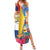 Aruba-Netherlands Family Matching Summer Maxi Dress and Hawaiian Shirt Tropical Unique Style
