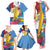 Aruba-Netherlands Family Matching Tank Maxi Dress and Hawaiian Shirt Tropical Unique Style