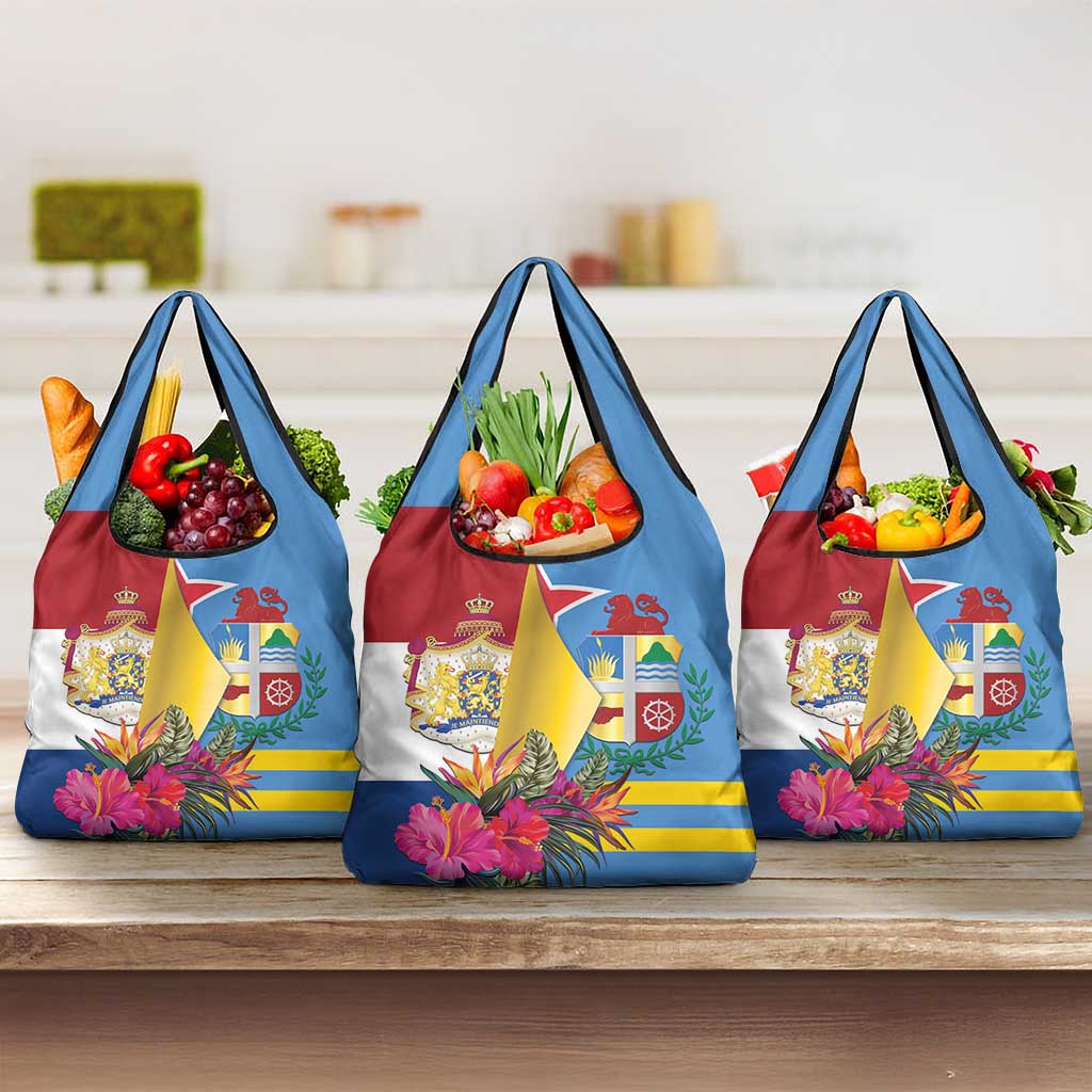 Aruba-Netherlands Grocery Bag Tropical Unique Style