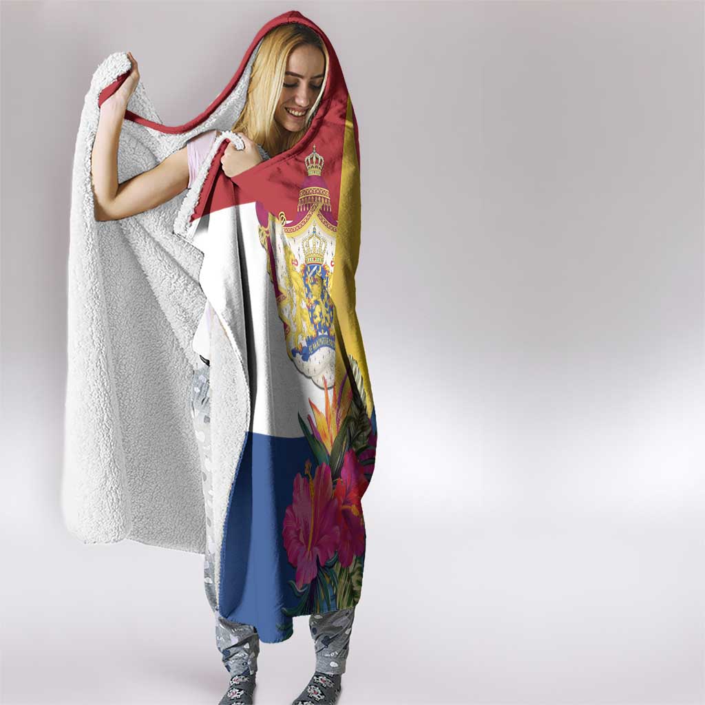 Aruba-Netherlands Hooded Blanket Tropical Unique Style