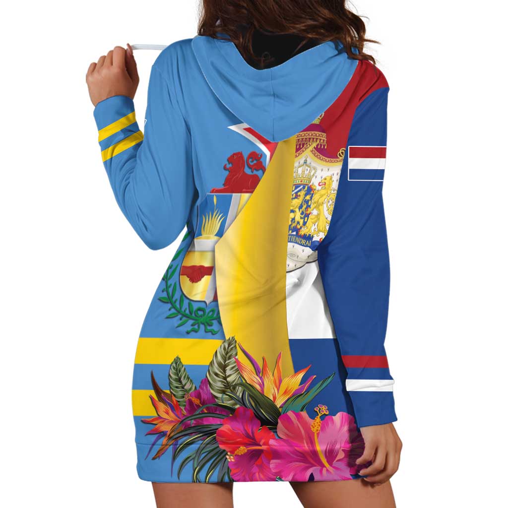 Aruba-Netherlands Hoodie Dress Tropical Unique Style