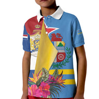 Aruba-Netherlands Kid Polo Shirt Tropical Unique Style