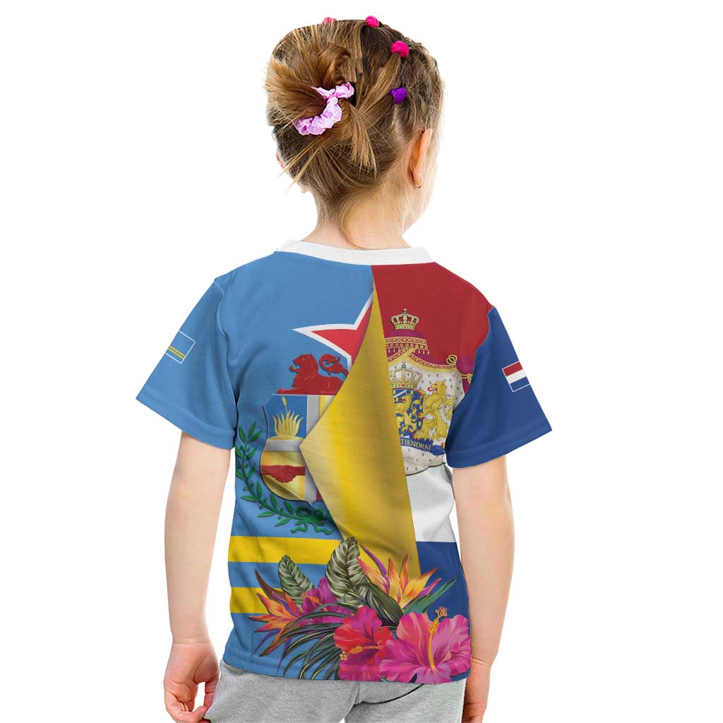Aruba-Netherlands Kid T Shirt Tropical Unique Style