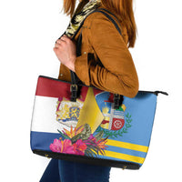 Aruba-Netherlands Leather Tote Bag Tropical Unique Style