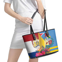 Aruba-Netherlands Leather Tote Bag Tropical Unique Style