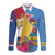 Aruba-Netherlands Long Sleeve Button Shirt Tropical Unique Style