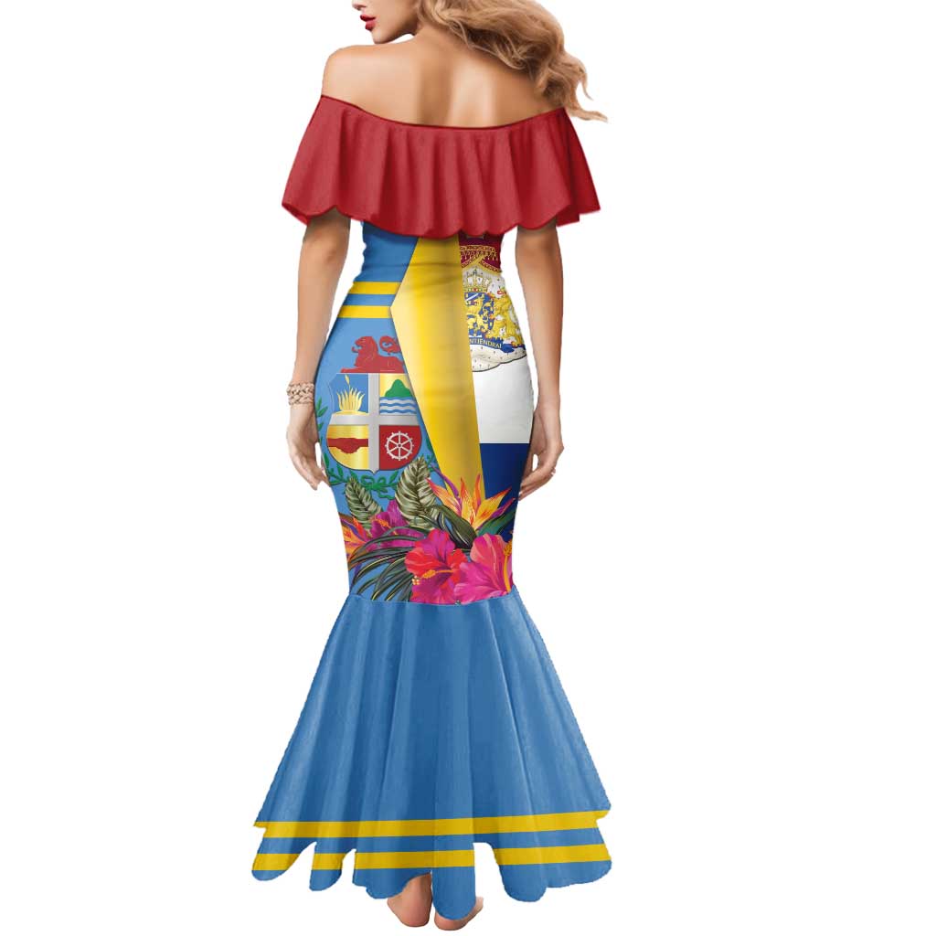Aruba-Netherlands Mermaid Dress Tropical Unique Style