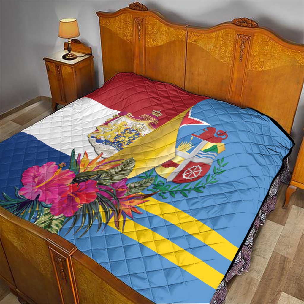 Aruba-Netherlands Quilt Tropical Unique Style