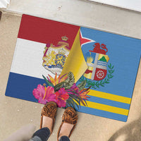 Aruba-Netherlands Rubber Doormat Tropical Unique Style