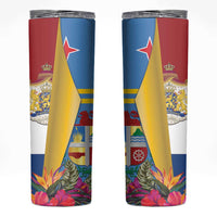Aruba x Netherlands Skinny Tumbler Tropical Unique Style