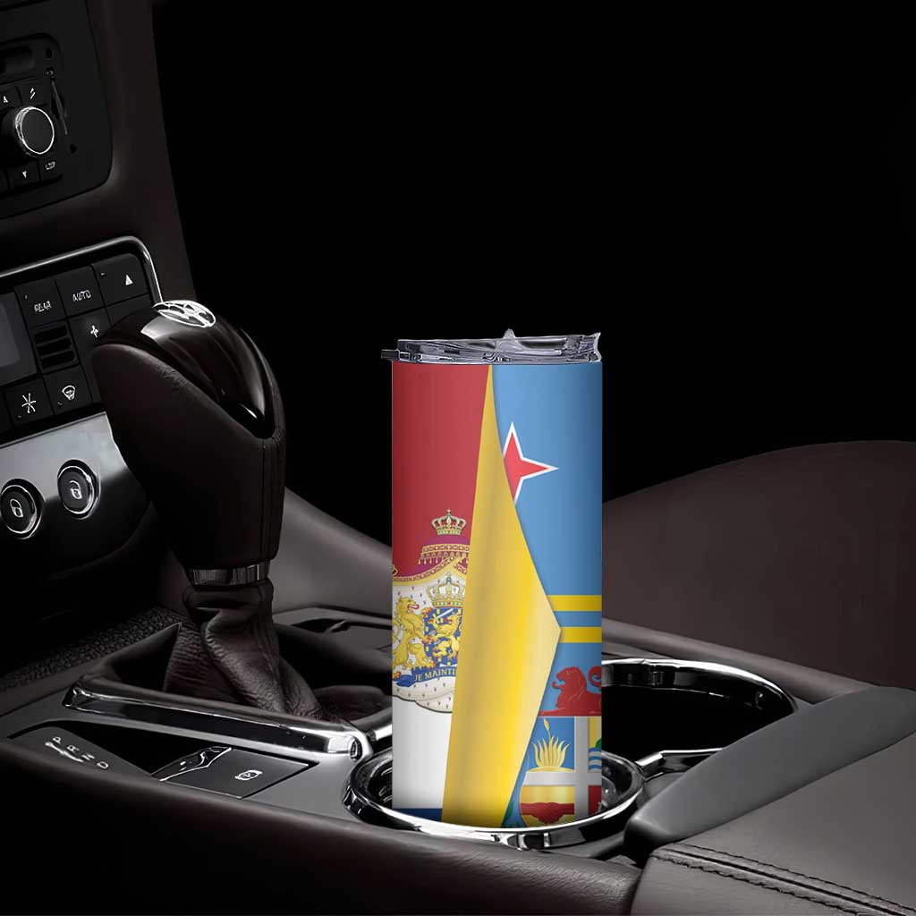 Aruba x Netherlands Skinny Tumbler Tropical Unique Style