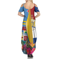 Aruba-Netherlands Summer Maxi Dress Tropical Unique Style