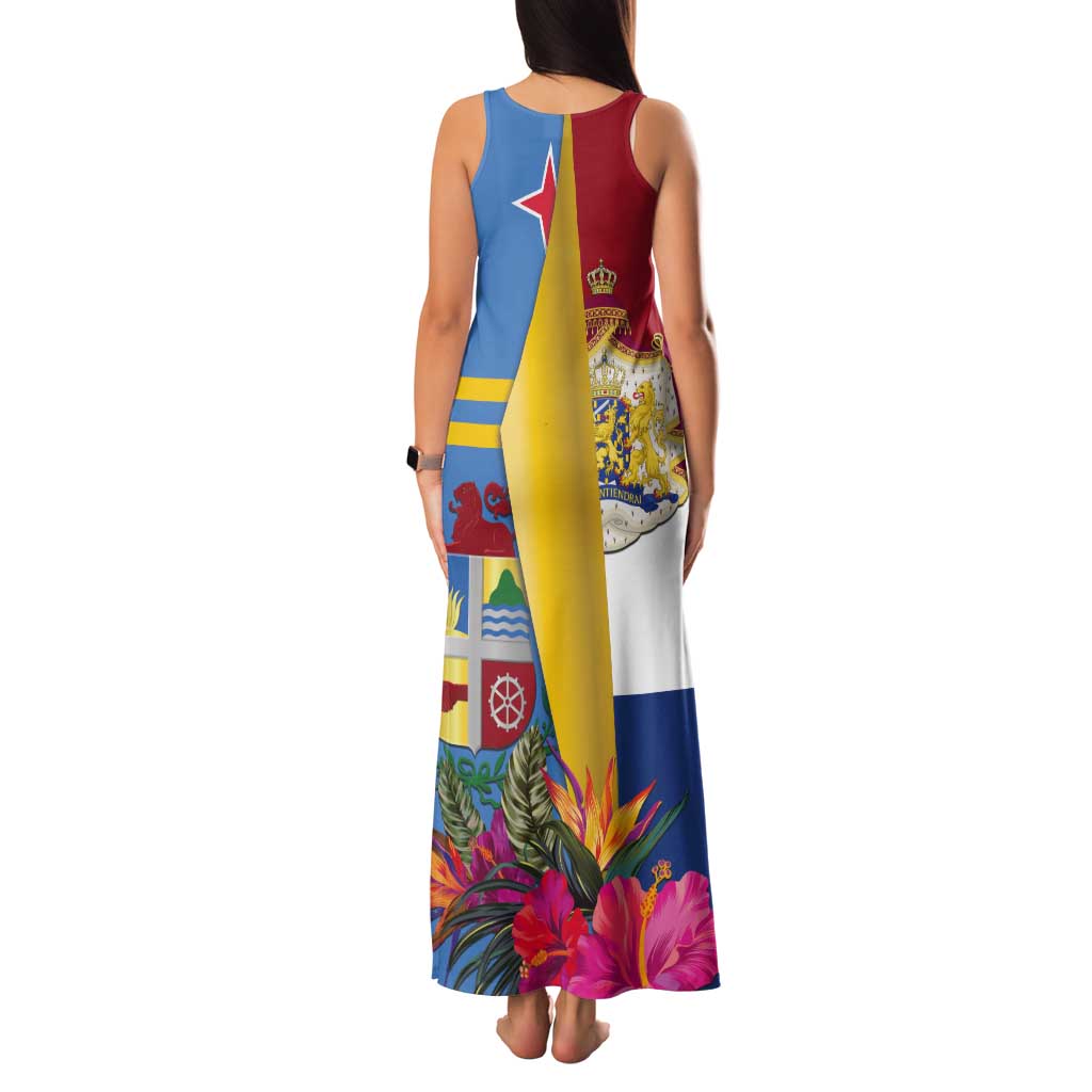 Aruba-Netherlands Tank Maxi Dress Tropical Unique Style
