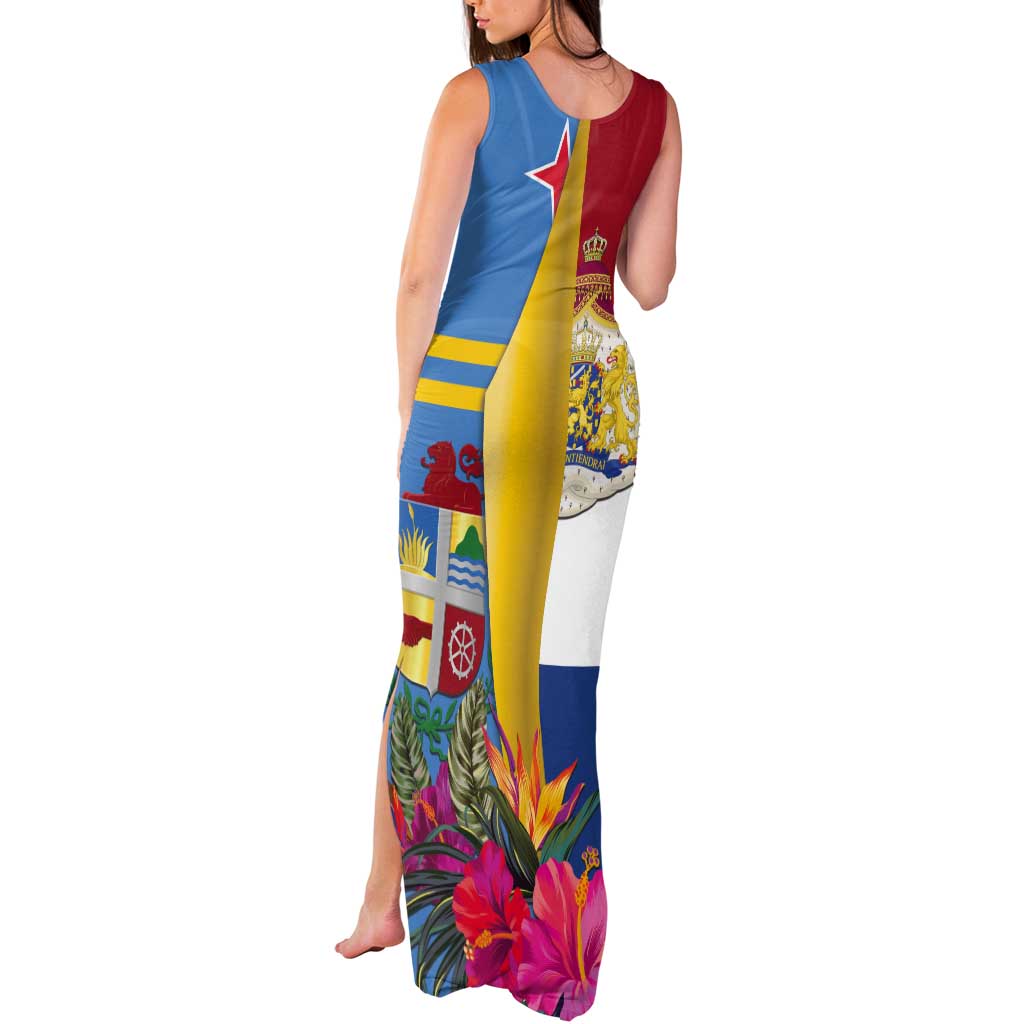 Aruba-Netherlands Tank Maxi Dress Tropical Unique Style