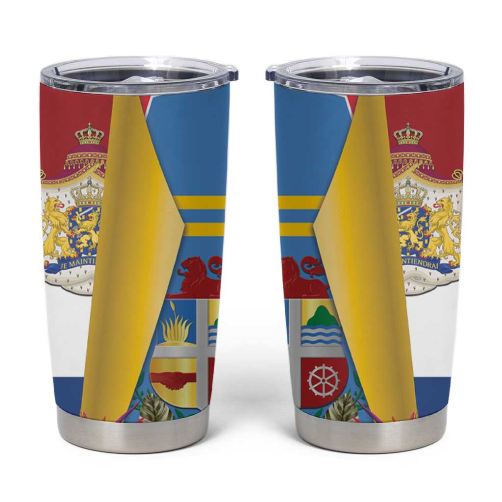 Aruba x Netherlands Tumbler Cup Tropical Unique Style
