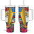 Aruba x Netherlands Tumbler With Handle Tropical Unique Style