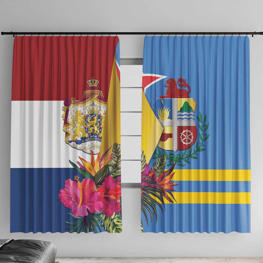 Aruba-Netherlands Window Curtain Tropical Unique Style