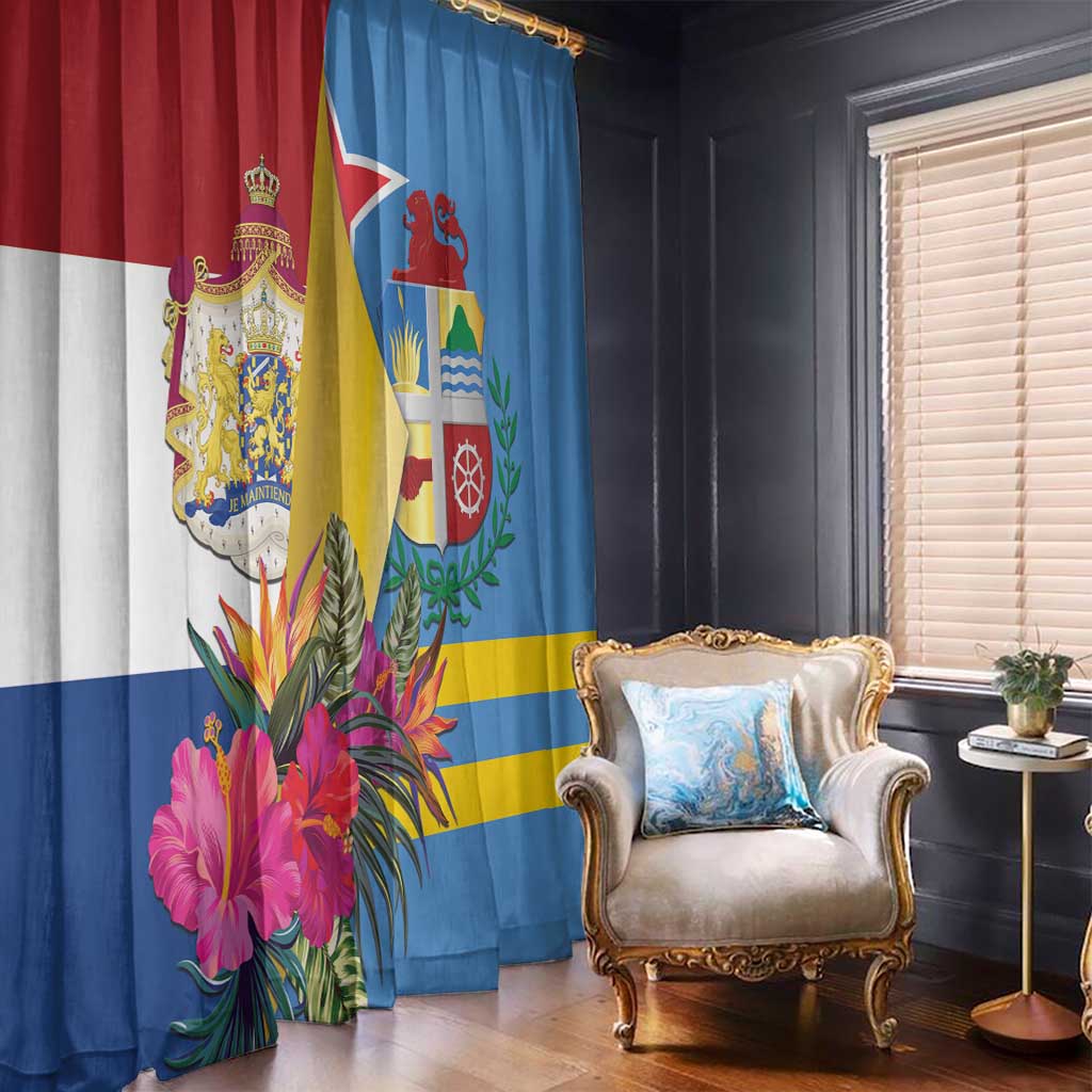 Aruba-Netherlands Window Curtain Tropical Unique Style