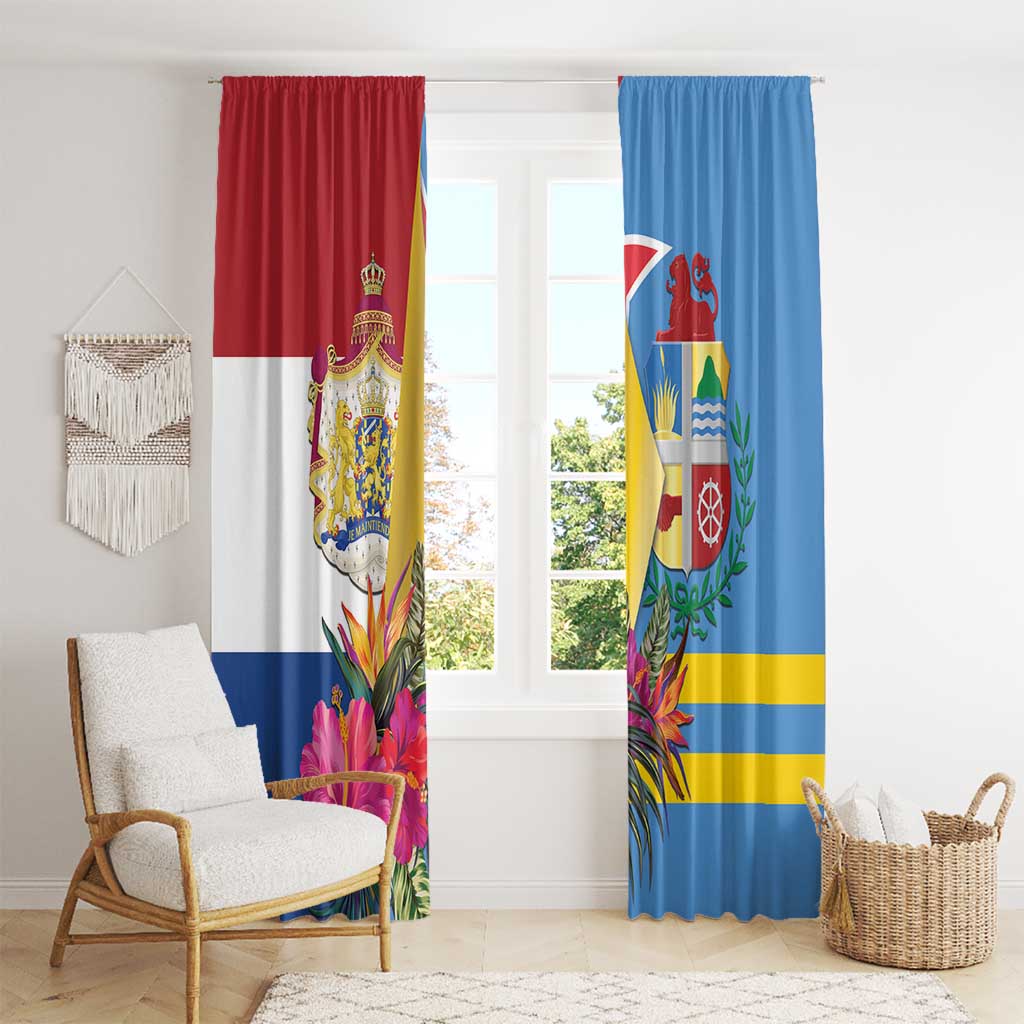 Aruba-Netherlands Window Curtain Tropical Unique Style