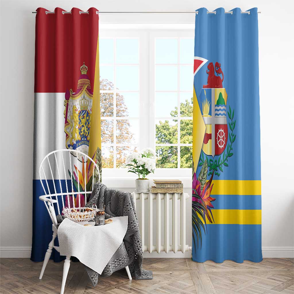 Aruba-Netherlands Window Curtain Tropical Unique Style