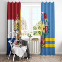 Aruba-Netherlands Window Curtain Tropical Unique Style