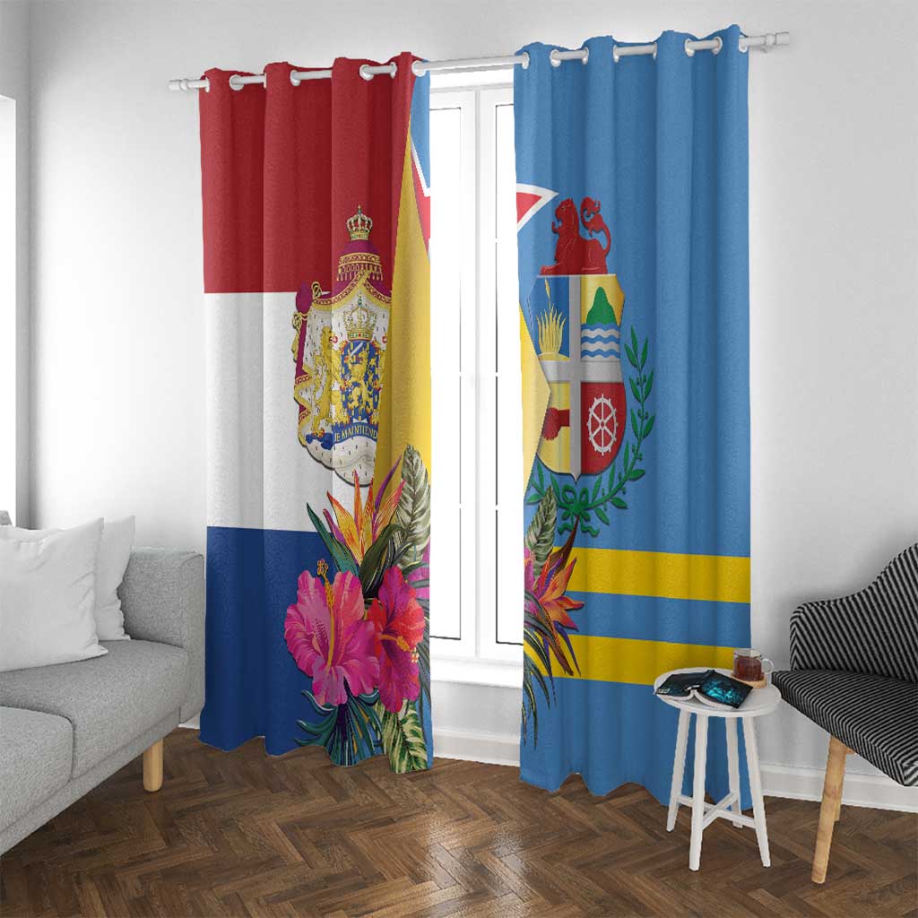 Aruba-Netherlands Window Curtain Tropical Unique Style