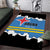 Aruba Dushi Tera Area Rug Coat Of Arms Torn Paper Stylized