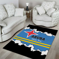 Aruba Dushi Tera Area Rug Coat Of Arms Torn Paper Stylized