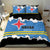 Aruba Dushi Tera Bedding Set Coat Of Arms Torn Paper Stylized