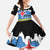 Aruba Dushi Tera Family Matching Summer Maxi Dress and Hawaiian Shirt Coat Of Arms Torn Paper Stylized