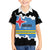 Aruba Dushi Tera Family Matching Summer Maxi Dress and Hawaiian Shirt Coat Of Arms Torn Paper Stylized
