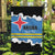 Aruba Dushi Tera Garden Flag Coat Of Arms Torn Paper Stylized