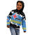 Aruba Dushi Tera Kid Hoodie Coat Of Arms Torn Paper Stylized