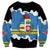 Aruba Dushi Tera Sweatshirt Coat Of Arms Torn Paper Stylized