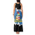 Aruba Dushi Tera Tank Maxi Dress Coat Of Arms Torn Paper Stylized