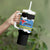 Aruba Dushi Tera Tumbler With Handle Coat Of Arms Torn Paper Stylized