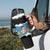Aruba Dushi Tera Tumbler With Handle Coat Of Arms Torn Paper Stylized