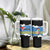 Aruba Dushi Tera Tumbler With Handle Coat Of Arms Torn Paper Stylized
