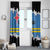 Aruba Dushi Tera Window Curtain Coat Of Arms Torn Paper Stylized