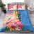 Aruba Flamingo Bedding Set Tropical Sunset Vibes