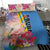 Aruba Flamingo Bedding Set Tropical Sunset Vibes