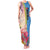 Personalised Aruba Flamingo Family Matching Tank Maxi Dress and Hawaiian Shirt Tropical Sunset Vibes