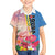 Personalised Aruba Flamingo Kid Hawaiian Shirt Tropical Sunset Vibes
