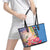 Aruba Flamingo Leather Tote Bag Tropical Sunset Vibes