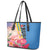 Aruba Flamingo Leather Tote Bag Tropical Sunset Vibes