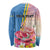 Personalised Aruba Flamingo Long Sleeve Shirt Tropical Sunset Vibes