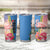 Personalised Aruba Flamingo Tumbler Cup Tropical Sunset Vibes