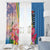 Aruba Flamingo Window Curtain Tropical Sunset Vibes