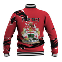 Personalized Canada Manitoba Province Bison Baseball Jacket Gloriosus et Liber