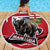 Canada Manitoba Province Bison Beach Blanket Gloriosus et Liber